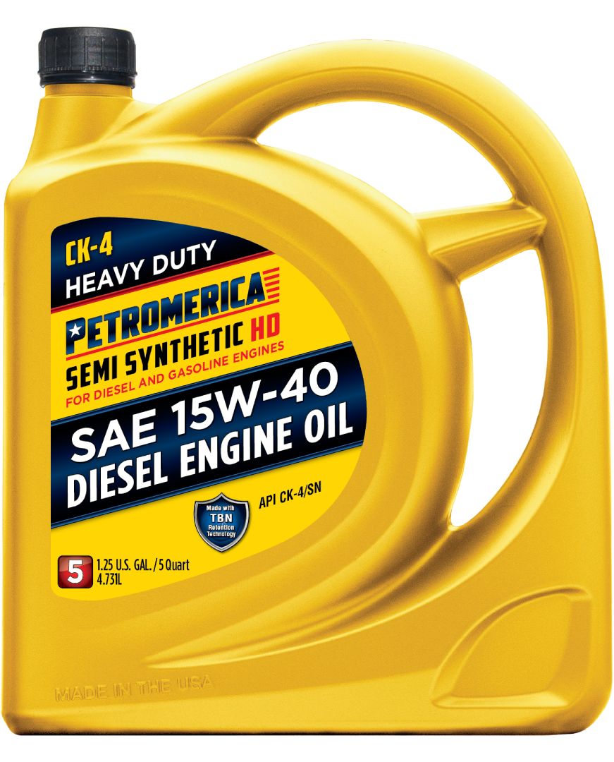 Petromerica CK-4 Advanced Heavy Duty Semi Synthetic SAE 15W-40 Diesel Engine Oil